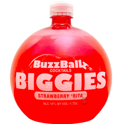 Buzzballz Cocktails Biggies Strawberry Rita -1.75L