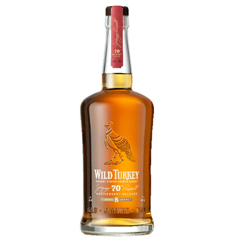 Wild Turkey 70th Anniversary Kentucky Straight Bourbon Whiskey 8yrs -750ml