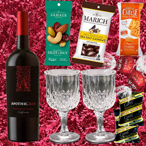 Apothic Red Blend Wine Valentine Gift Pack