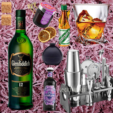 Glenfiddich 12 Yr Valentine Gift Pack