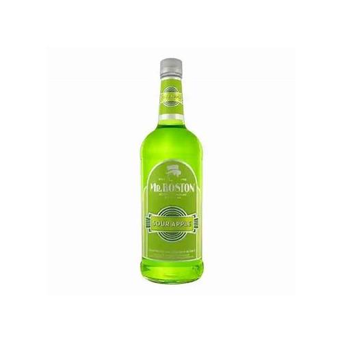 Mr. Boston Liqueur Sour Apple Schnapps - 1L